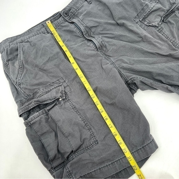 LEVI STRAUSS Men's Gray Ripstop Cargo Shorts Waist Size 42 - Picture 13 of 13